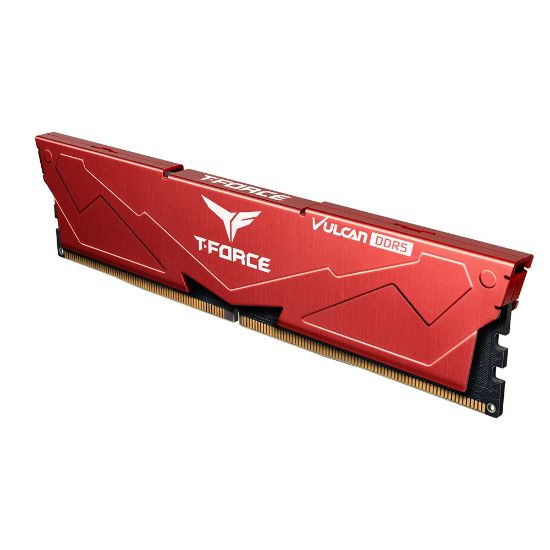 Team T-Force Vulcan Red 16GB (1x16) DDR5 CL38 Ram (FLRD516G6000HC38J01) resmi