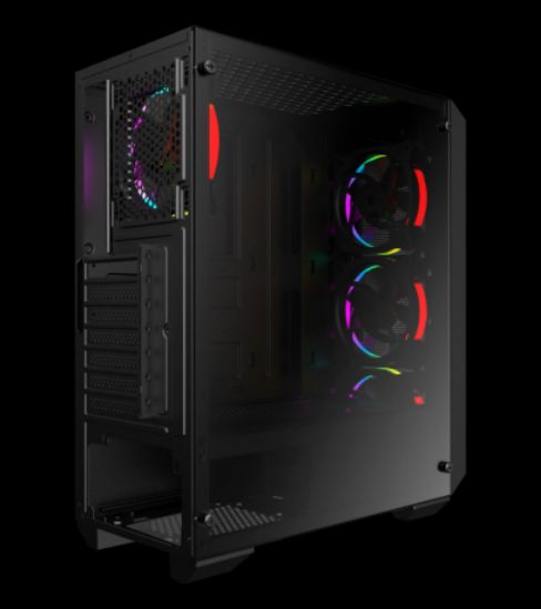 VENTO VG10F 650W 80 PLUS TEMPERLİ CAM ATX KASA resmi