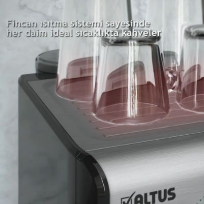 ALTUS AL 4933 ES ESPRESSO MAKINESI resmi