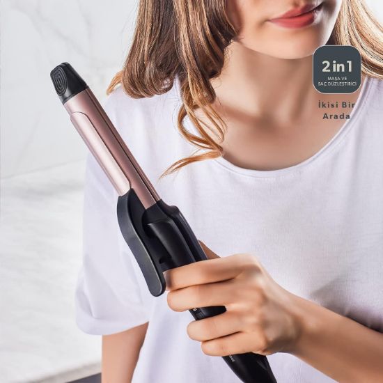 HOMEND HAIRMONY 4605H 2IN1 SAC DUZLESTIRICI MASA resmi
