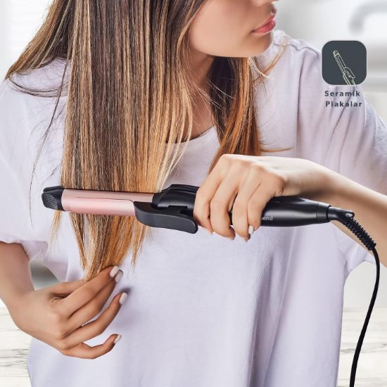 HOMEND HAIRMONY 4605H 2IN1 SAC DUZLESTIRICI MASA resmi