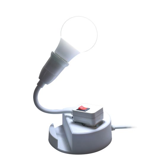 LEDX DY-105 PRİZİ E27 DUYA DÜNÜŞTÜRÜCÜ AÇMA KAPAMA ANAHTARLI OYNAR BAŞLIKLI DUY resmi