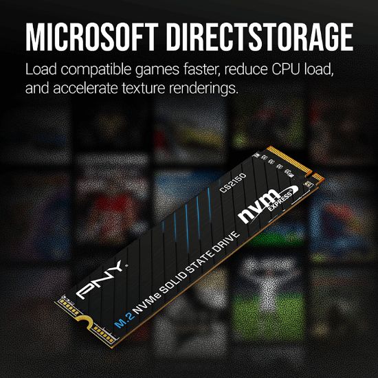 PNY CS2150 2TB  10200/8500 NVMe PCIe Gen5x4 M.2 SSD (M280CS2150-2TB-TB) resmi