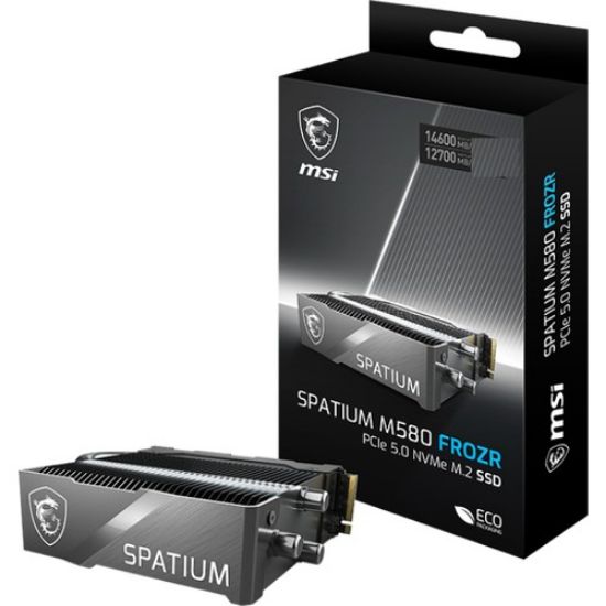 MSI Spatium M580 FROZR Soğutuculu 2TB PCIe 5. M.2 resmi