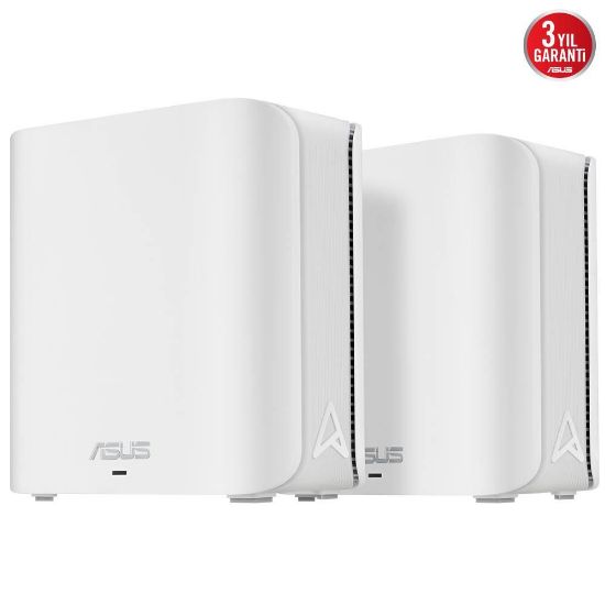 ASUS ZENWIFI B4D MESH SISTEMI BEYAZ, IKILI PAKET resmi