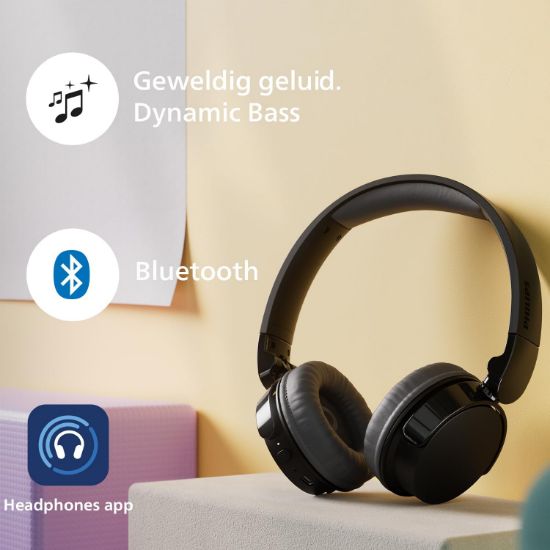 PHILIPS TAH3209BK SIYAH KULAK USTU BLUETOOTH KULAK resmi