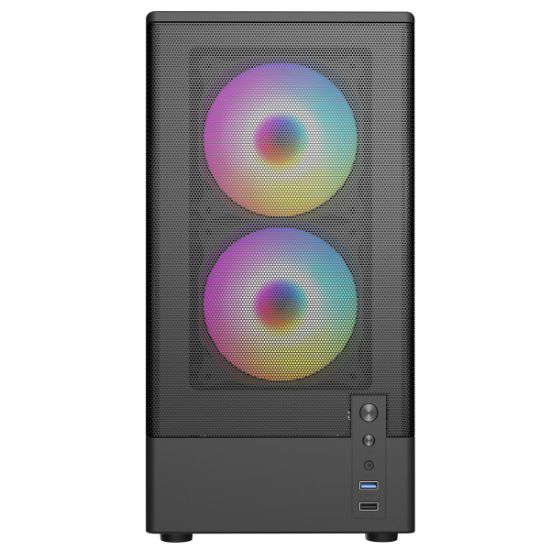 FRISBY FC-8975B 550W 4X RGB GAMİNG KASA resmi