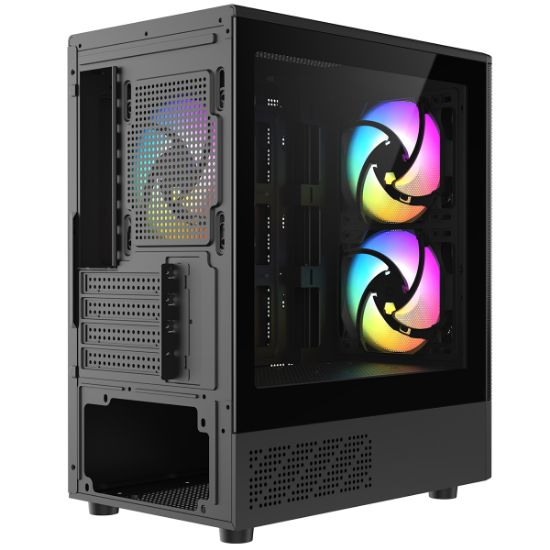 FRISBY FC-8975B 550W 4X RGB GAMİNG KASA resmi