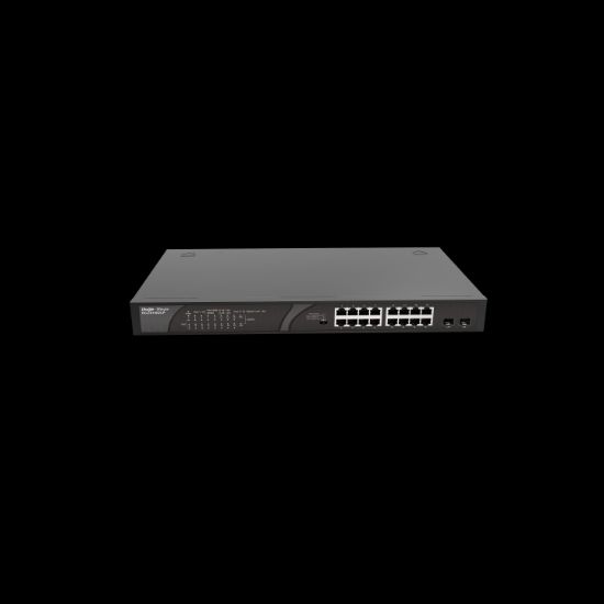 RUİJİE-REYEE RG-ES118GS-P 16XGE 2XGE F.GİGABİT 247W POE SWİTCH resmi