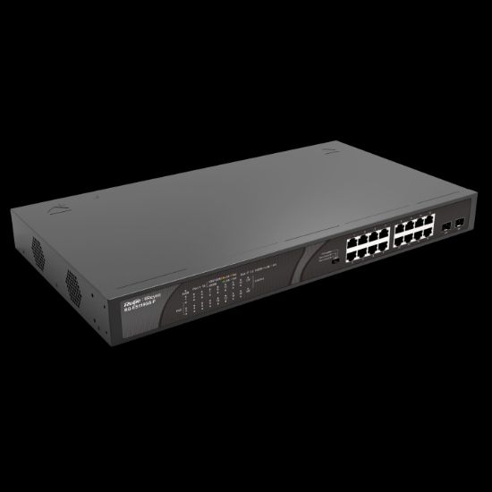 RUİJİE-REYEE RG-ES118GS-P 16XGE 2XGE F.GİGABİT 247W POE SWİTCH resmi