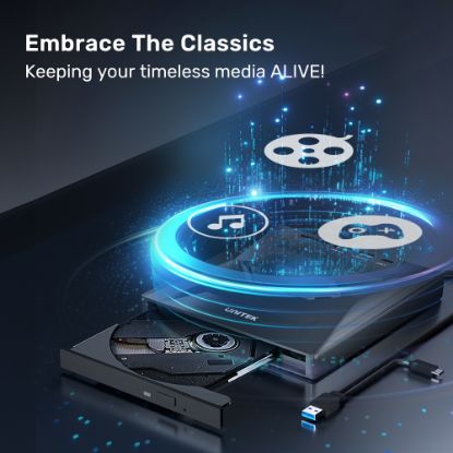 UNITEK HARİCİ DVD-RW TYPE-C/A+5in1 DOCK STATION (T1037A01) resmi
