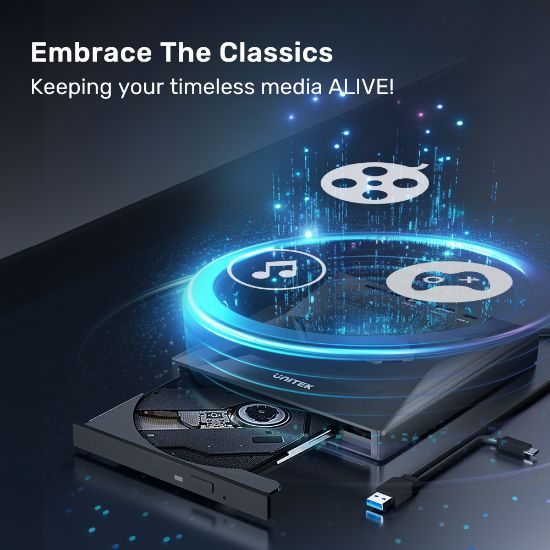 UNITEK HARİCİ DVD-RW TYPE-C/A+5in1 DOCK STATION (T1037A01) resmi