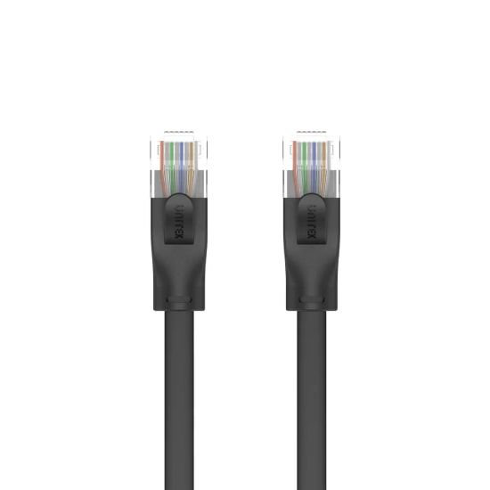 UNITEK CAT6 PATCH KABLO 2MT FLAT 1GBPS, SİYAH (C1810GBK) resmi