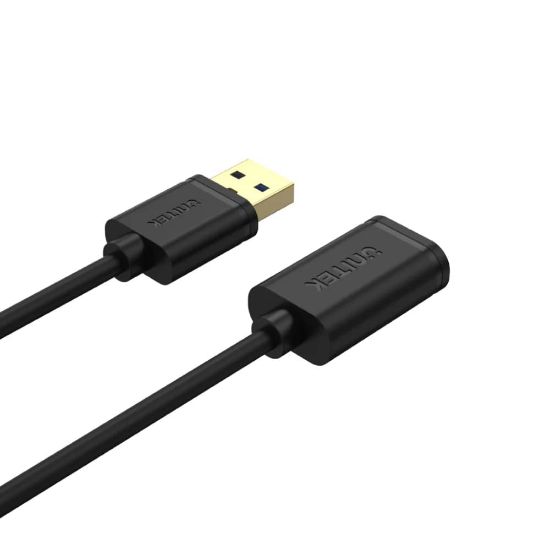 UNITEK USB3.0(M) TO USB3.0(F) UZATMA KABLO 1.5MT 5GBPS (Y-C459GBK) resmi
