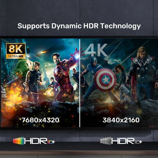 UNITEK HDMI2.1 KABLO 5MT 8K&60Hz (C11086GY01-5M) resmi