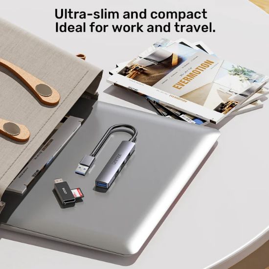 UNITEK TYPE-A TO 4 PORT USB HUB (USB3.0 + 3 x USB2.0) (H1208A) resmi