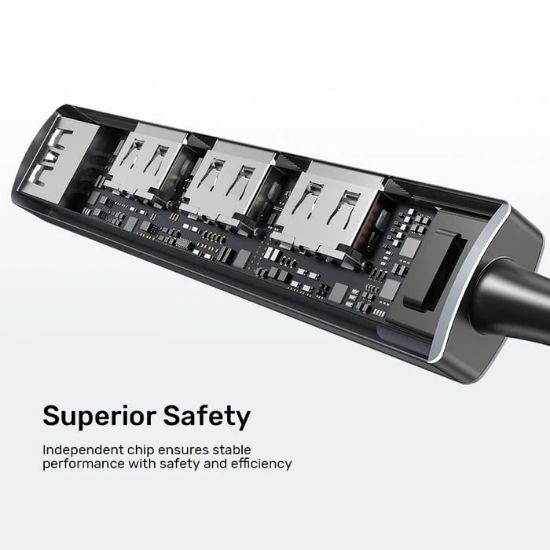 UNITEK TYPE-C TO 4 PORT USB HUB (USB3.0 + 3xUSB2.0) (H1208B) resmi