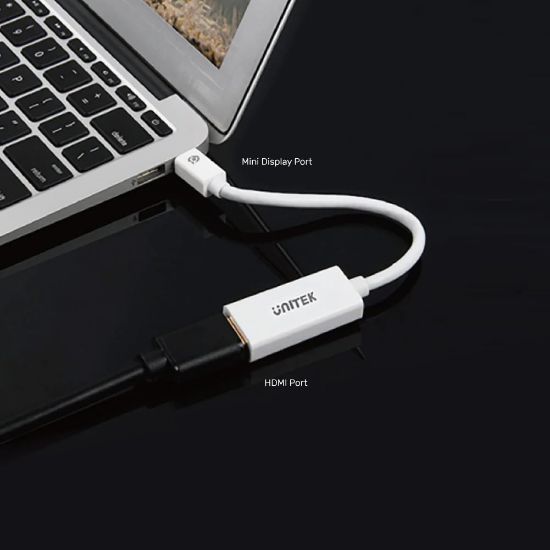 UNITEK MINI DISPLAYPORT TO HDMI DÖNÜŞTÜRÜCÜ 4K&30Hz (Y-6331) resmi