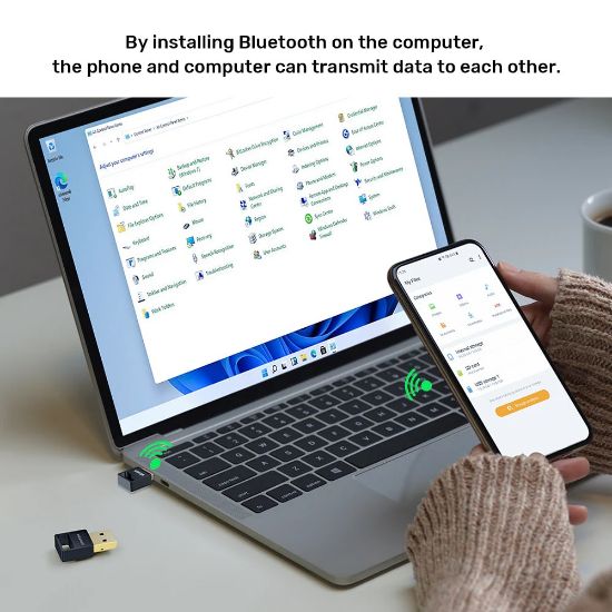 UNITEK BLUETOOTH 5.3 MINI USB ADAPTÖR (B105B) resmi