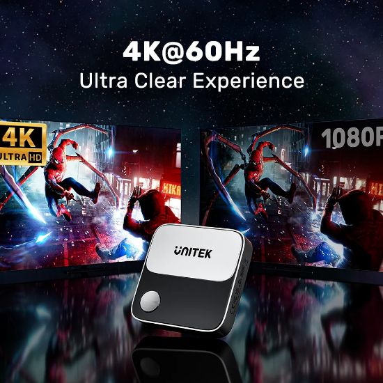 UNITEK WIRELESS 4K&60Hz KABLOSUZ GÖRÜNTÜ AKTARICI (V1162B01) resmi