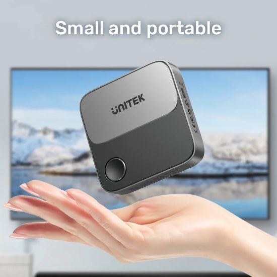 UNITEK WIRELESS 4K&60Hz KABLOSUZ GÖRÜNTÜ AKTARICI (V1162B01) resmi