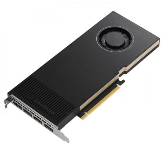 PNY RTXA4000 16GB DDR6 256Bit 4 xDISPLAY ÇIKIŞLI PASİF SOĞUTUCULU YAPAY ZEKA AI EKRAN KARTI  (VCNRTXA4000-SB) resmi