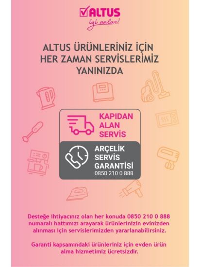 ALTUS AL 40 TFD KULE TIPI VANTILATOR resmi