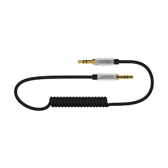 UNITEK 3.5MM AUX SES KABLOSU 1MT ALTIN KAPLAMA (Y-C926ABK) resmi