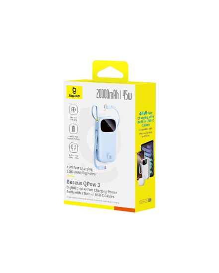 BASEUS ENERFILL FC31 20000 MAH 45W POWERBANK - MAV resmi