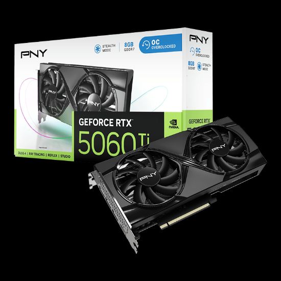 PNY RTX5060 Ti 8GB GDDR7 128bit (VCG5060T8DFXPB1-O) resmi