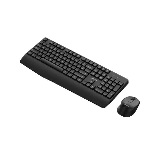 PHILIPS KABLOSUZ  KLAVYE&MOUSE SET SPT6348B SİYAH resmi