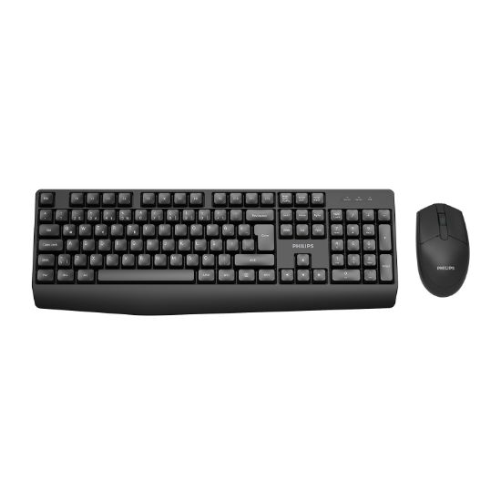 PHILIPS KABLOSUZ  KLAVYE&MOUSE SET SPT6337 SİYAH resmi