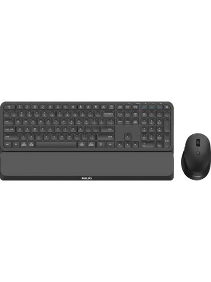PHILIPS KABLOSUZ  KLAVYE&MOUSE SET SPT6607 SİYAH resmi