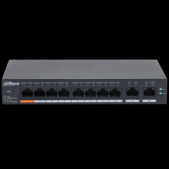 DAHUA CS4010-8ET-60 8XFE- 2XGE YÖNETİLEBİLİR POE SWITCH resmi