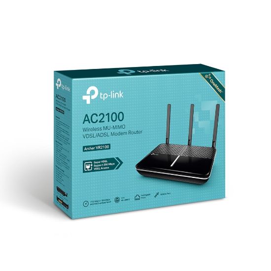TP-LINK ARCHER VR2100 4PORT VDSL/ADSL 2100Mbps MODEM ROUTER  resmi