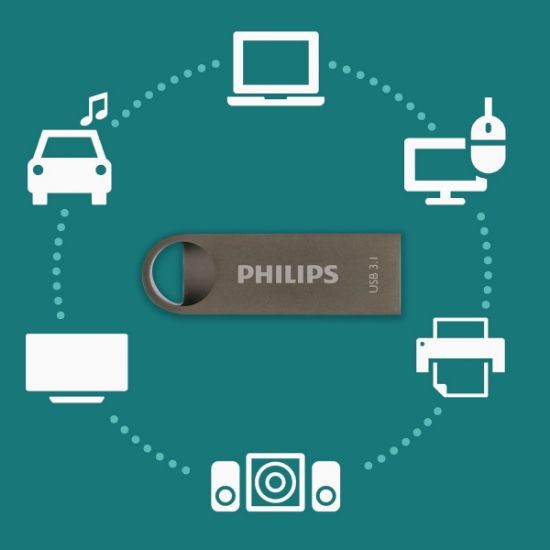 PHILIPS 128GB USB3.1 100/150MB/S FM12FD165B/00 resmi