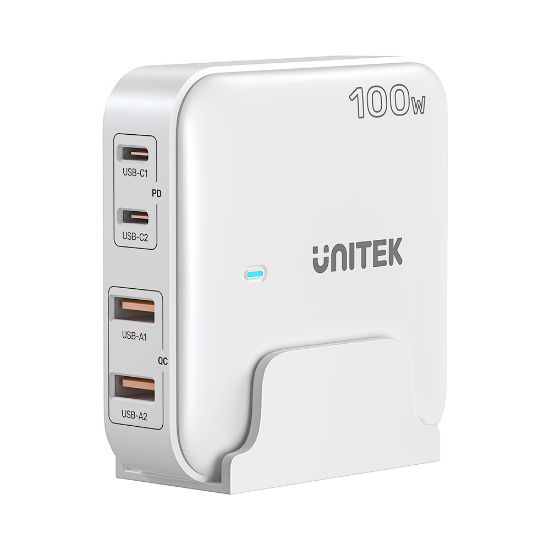 Unitek 100W Masaüstü GAN Şarjİstasyon BYZ P1229AWH resmi