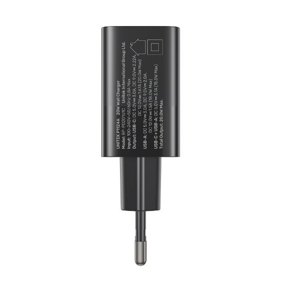 Unitek 20W Hızlı Şarj Adaptörü 1*USB-C P1124ABK-EU resmi