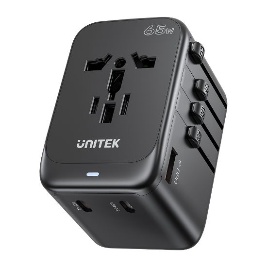 Unitek 65W Universal Travel Adaptör (P1122ABK) resmi