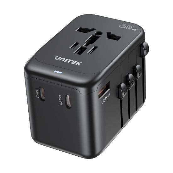 Unitek 65W Universal Travel Adaptör (P1122ABK) resmi