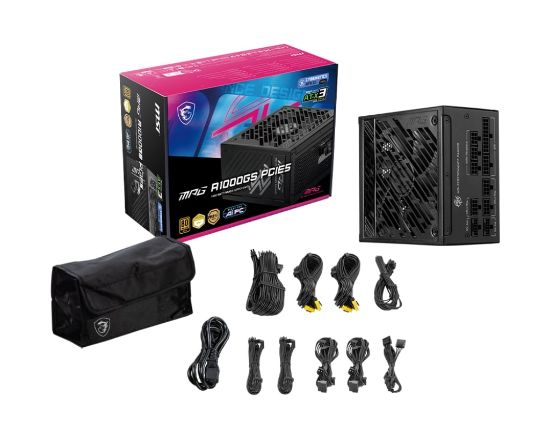 MSI MPG A1000GS PCIE5 1000W 80+ GOLD  FULL MODULER resmi