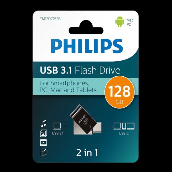 PHILIPS 128GB USB3.1 TYPE-C 100/150 MB/S FM12DC152B/00 resmi