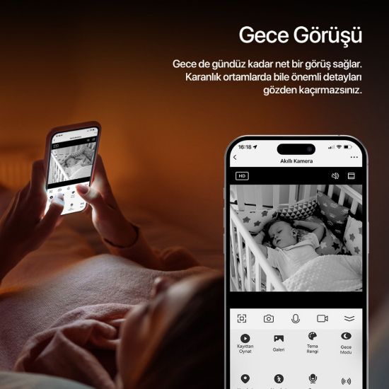 XENON X7205 FHD GECE GORUS WI-FI GUVENLIK KAMERASI resmi