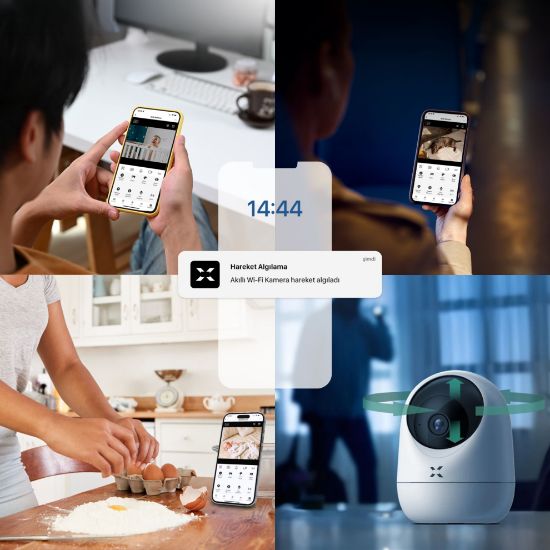 XENON X7205 FHD GECE GORUS WI-FI GUVENLIK KAMERASI resmi