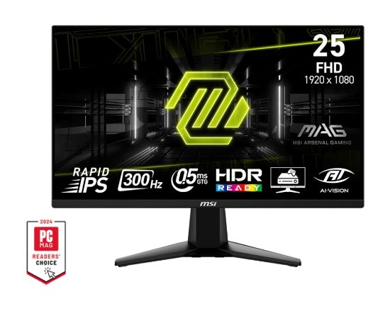 24.5 MSI MAG 255XF IPS 0.5MS 300HZ FHD GAMING resmi