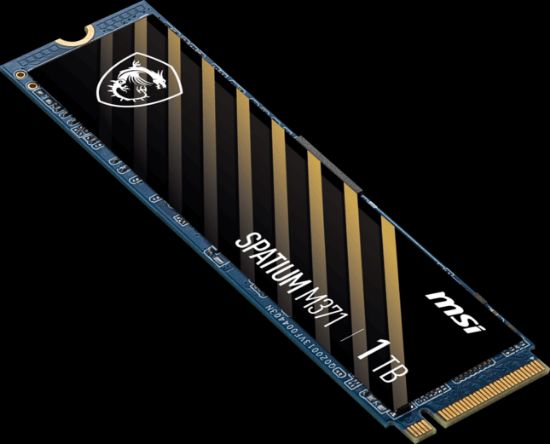 MSI SPATIUM M371 1TB PCIe Gen3x4 NVME M.2 SSD resmi
