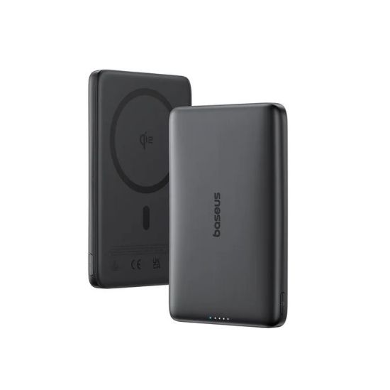 BASEUS PICOGO ULTRA-SLIM QI2 P.BANK SIYAH10000MAH resmi