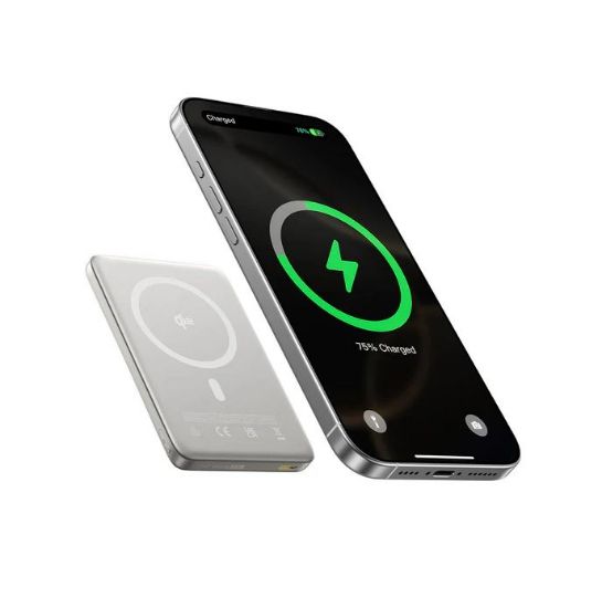 BASEUS PICOGO ULTRA-SLIM QI2 P.BANK 10000MAH GRI resmi