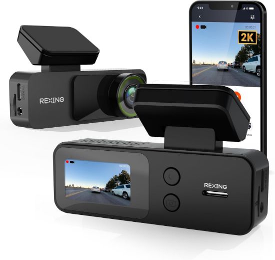 REXING V1 LITE 2K WIFI ARAC KAMERASI + 32GB SD KAR resmi