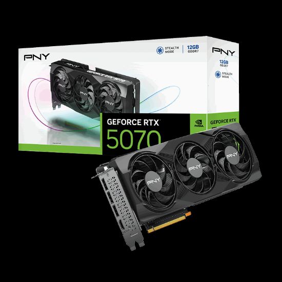 PNY RTX5070 12G GDDR7 192bit (VCG507012TFXPB1) resmi